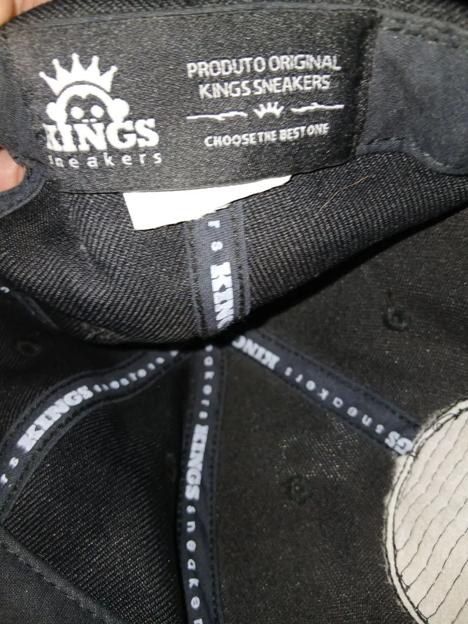 Boné KINGS ORIGINAL PRETO EM BOAS CONDIÇÕES  - Foto 3