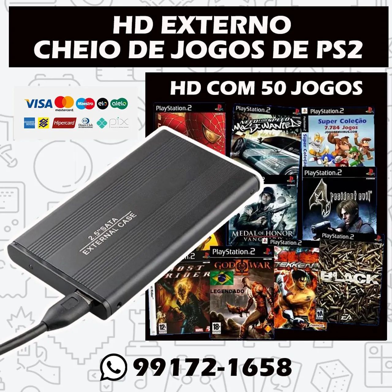 HD Externo para PS2