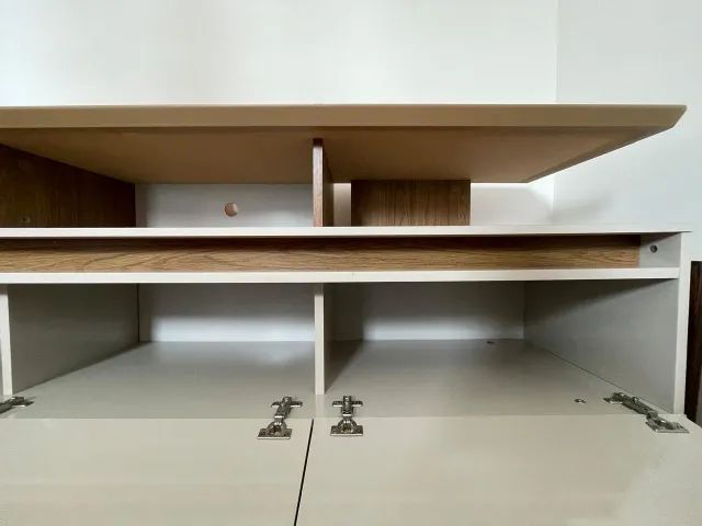 Rack Bancada Rubi para TV de até 65 Polegadas - Perfeito Estado (Pronto e Montado!) - Foto 3