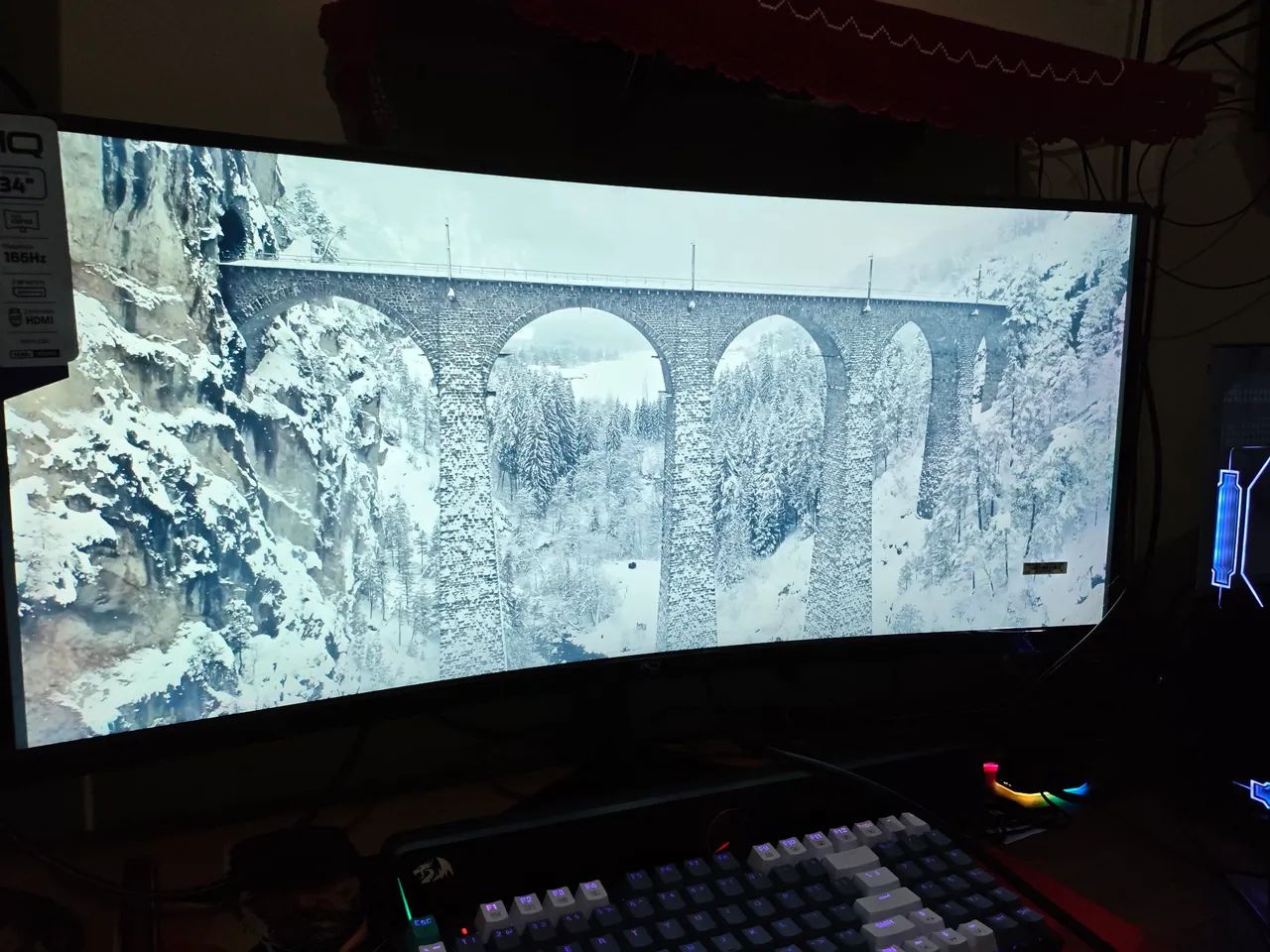 Monitor Curvo HQ 34" 2K 165Hz - Foto 2