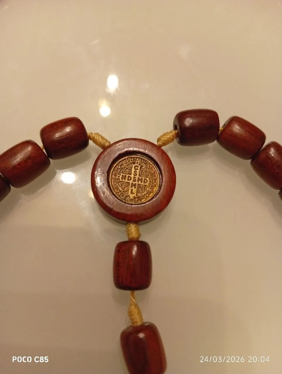 Terço com medalha de são bento  - Foto 4