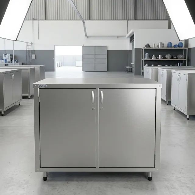 Armário inox 1050X450X780
