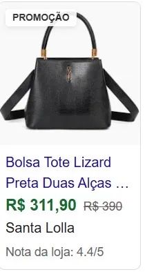 Bolsa Lizard Santa Lolla - nova - Foto 5