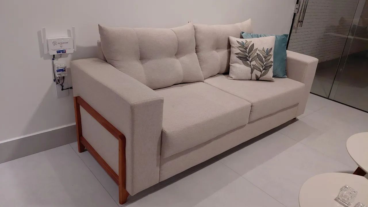 Lindo conjunto de sofa e mesa de centro  - Foto 3