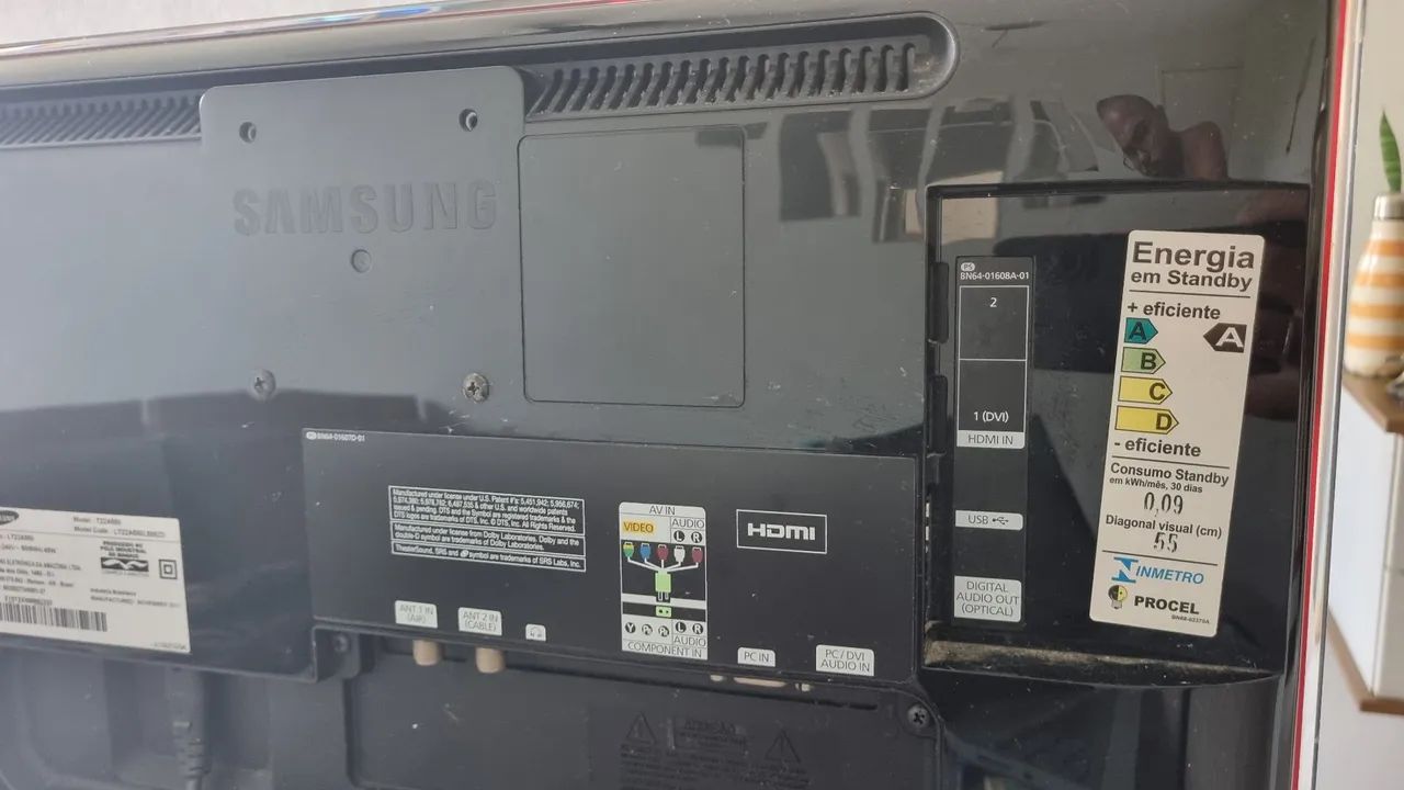Monitor Samsung T22A550 22 polegadas - Imagem perfeita - TV digital - Foto 4
