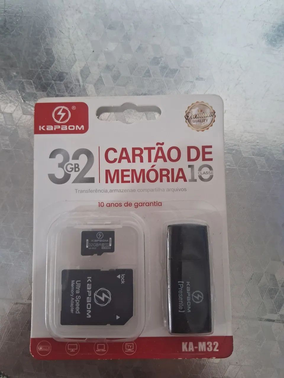 Cartão de memória  32gb