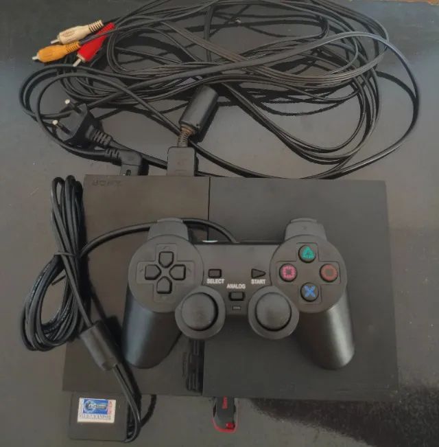 PS2 Slim em ótimo estado vários jogos  - Foto 3