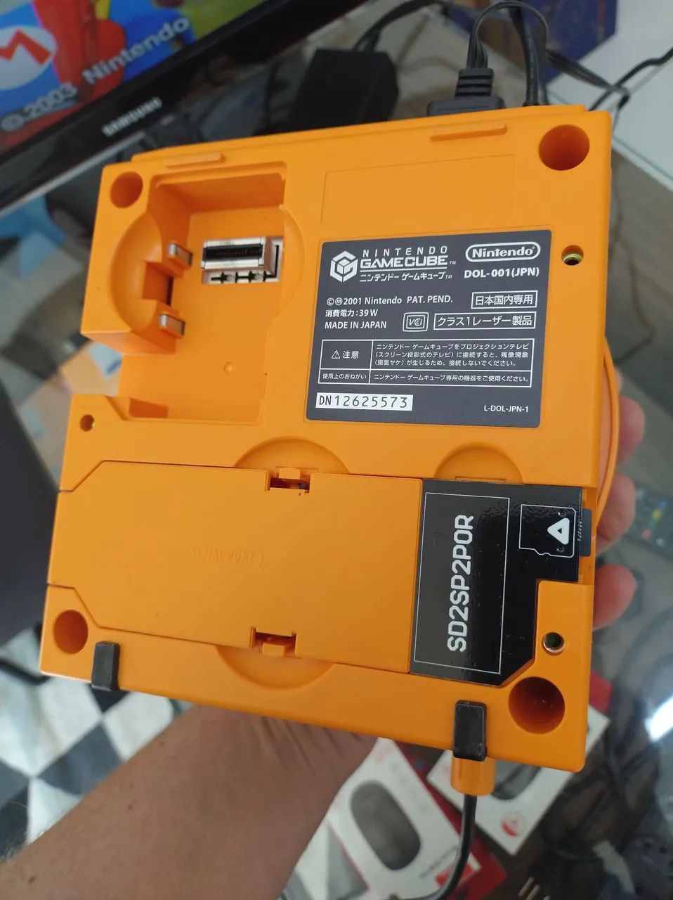 Nintendo Game Cube Laranja com picoboot zerado  - Foto 4