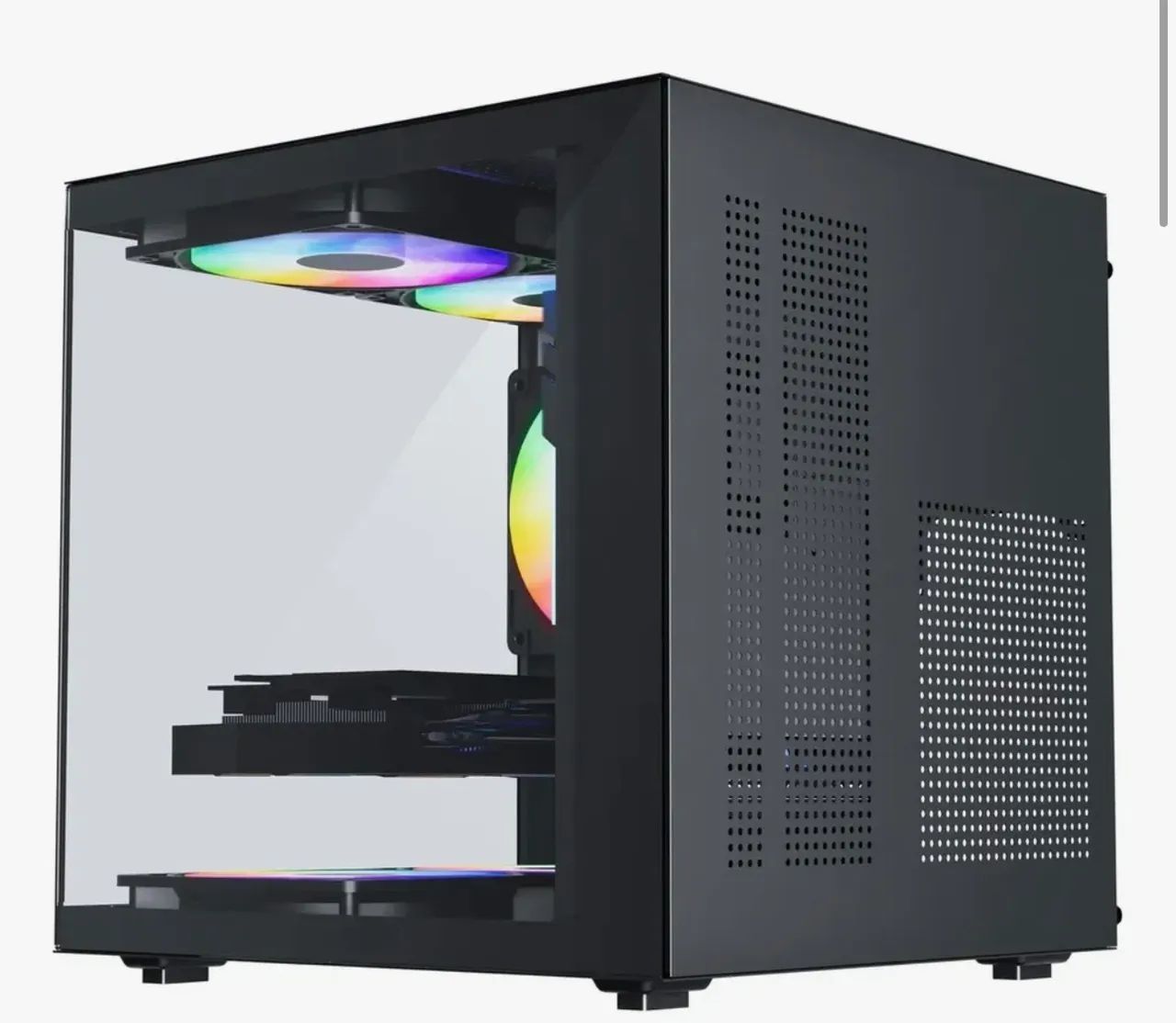 Vendo Gabinete com 5 fans RGB - Foto 4