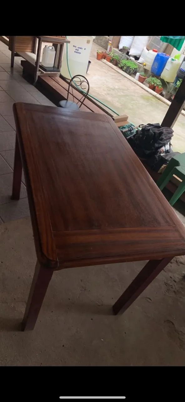 MESA DE MADEIRA TATAJUBA- BOA QUALIDADE - Foto 2