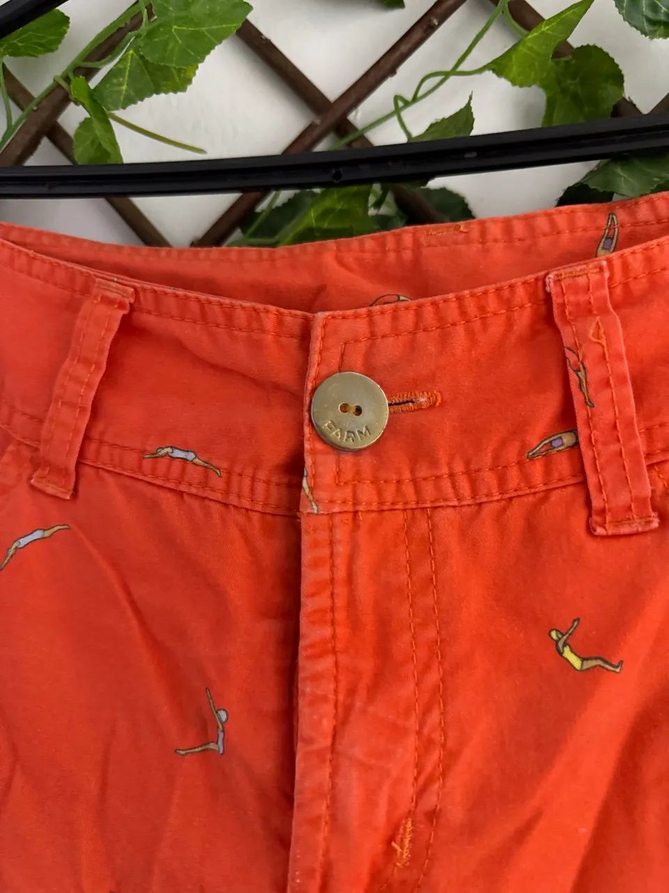 Calça FARM laranja/coral - Foto 5