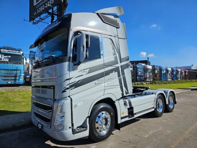 Volvo FH 540 6x4 Bug Leve Globetrotter Ano 24 Mídia Grande Geladeira Mola Freio a tambor - Foto 3