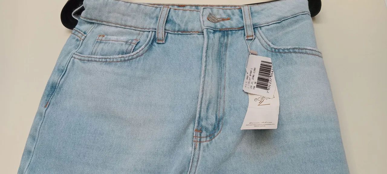 Calça  Jeans clara 40 - Foto 3