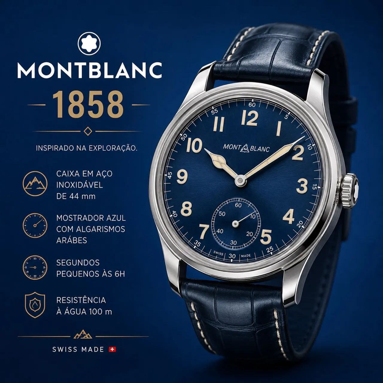 MONT BLANC 1858 SUÍÇO  - Foto 5