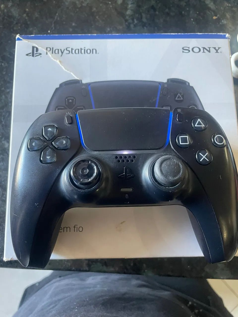 Dualsense Ps5 preto com caixa - Foto 4