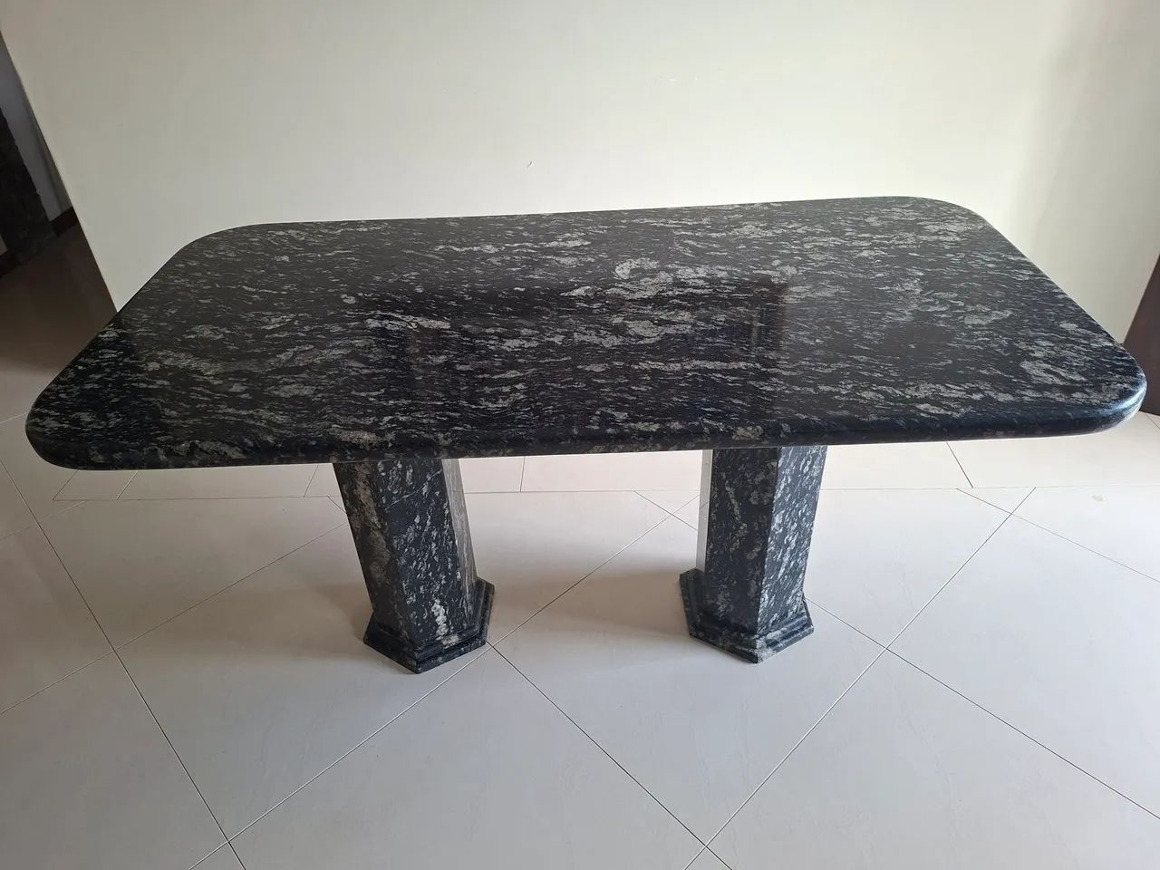 Mesa jantar marmore/granito 160x80x80 - Foto 2