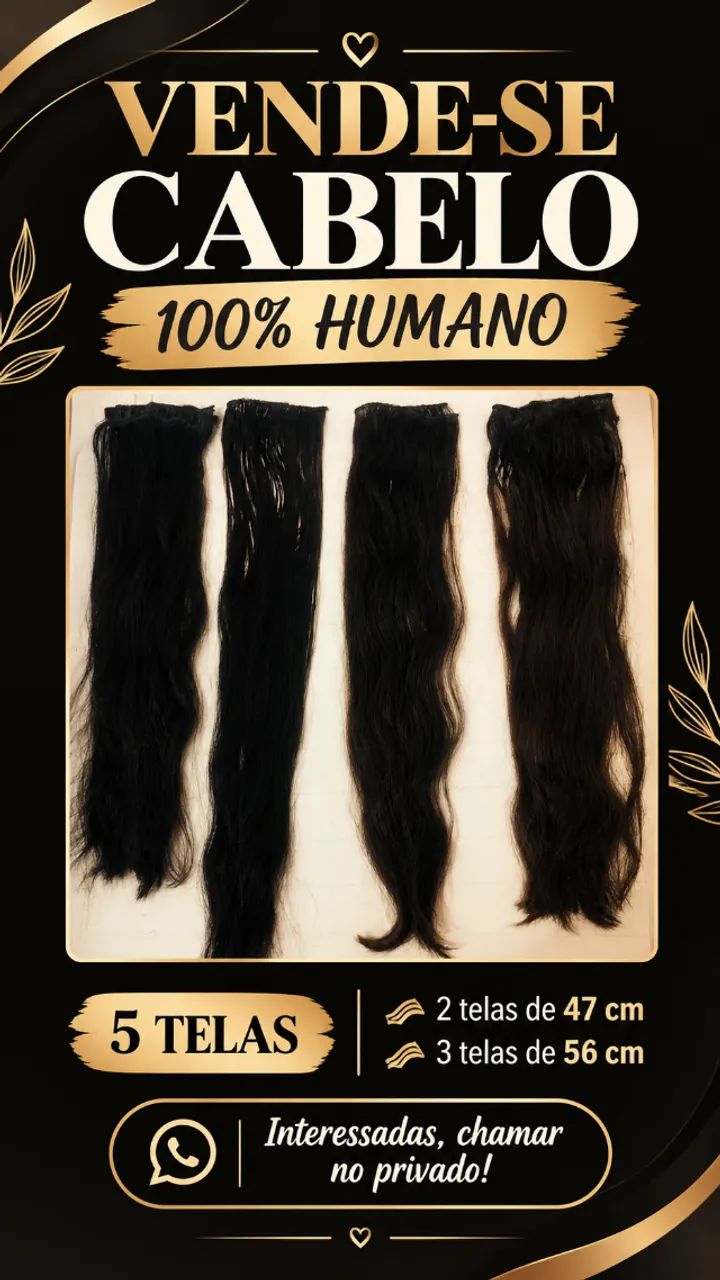 Cabelo 100% humano  - Foto 2