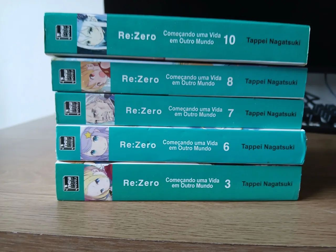Light novel RE:ZERO: 3, 6, 7, 8 e 10 - Livros e revistas - Centro