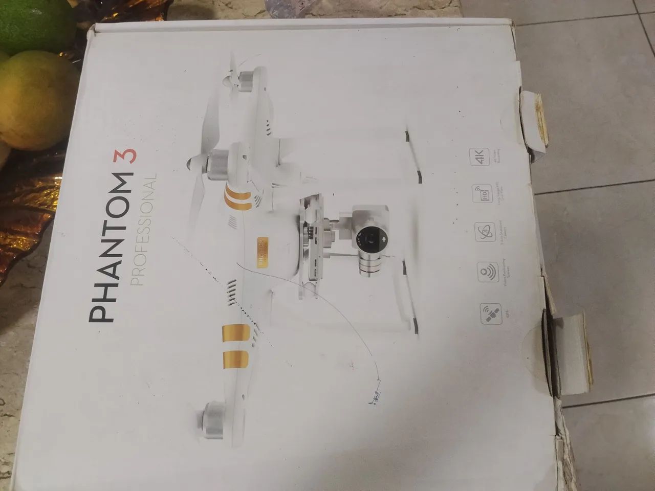 Drone phantom 3 professional 4k