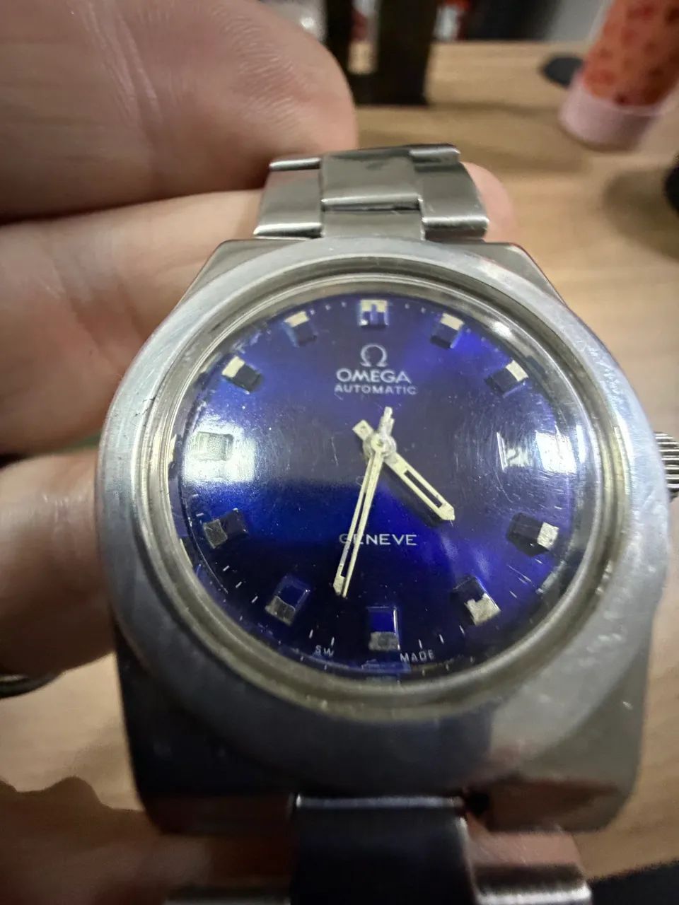 Omega automático Geneve azul vintage  5.000$ - Foto 5