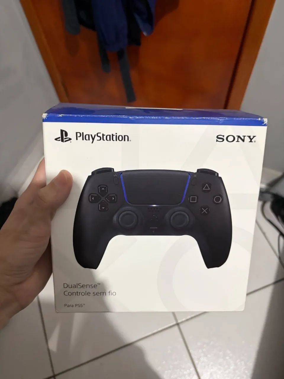 Caixa de controle PS5 Dualsense cor Preta