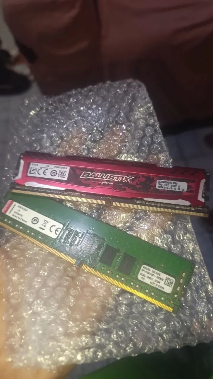 Memória ram Ddr4 2x4gb
