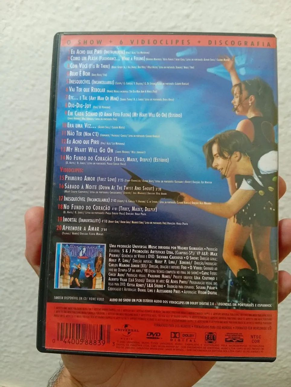Dvd Show Sandy e Junior era uma vez em ótimo estado  - Foto 2