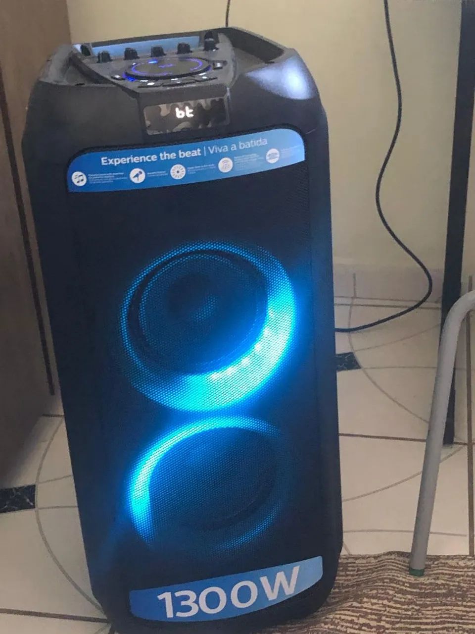 Caixa de som phillips 1300w - Foto 2