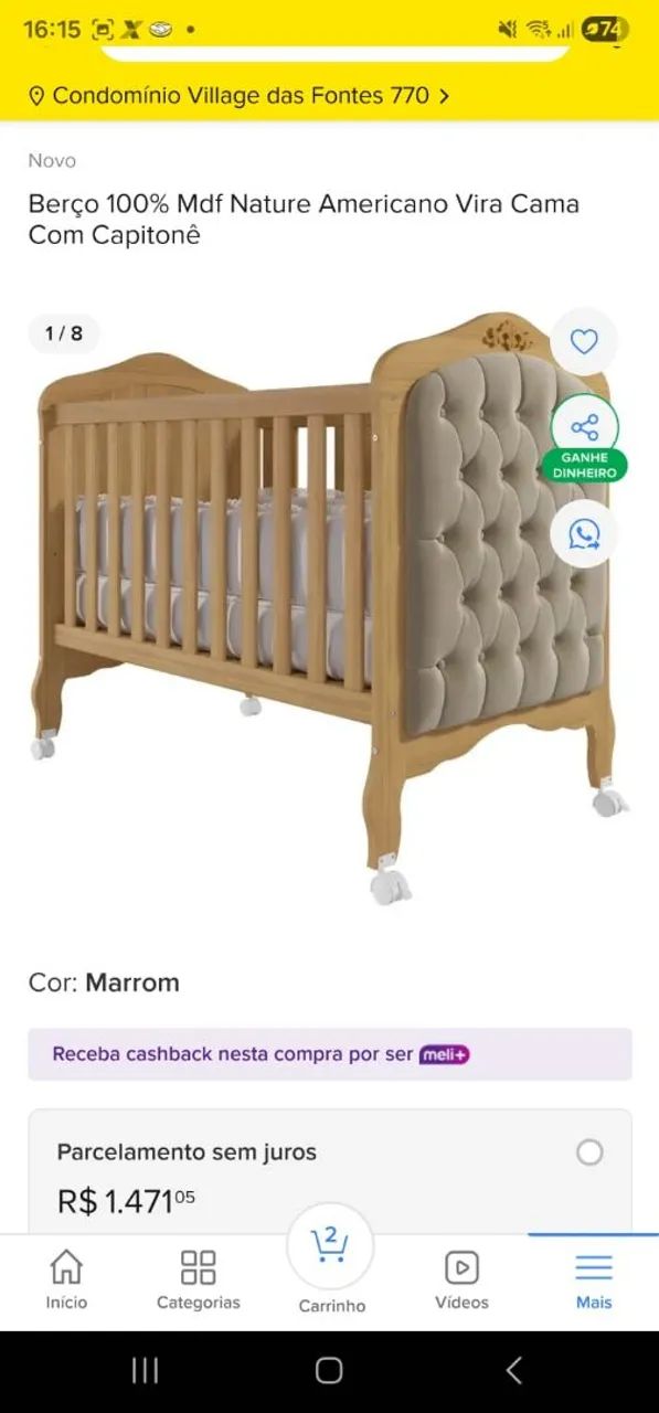 Berço 100% mdf. - Foto 5