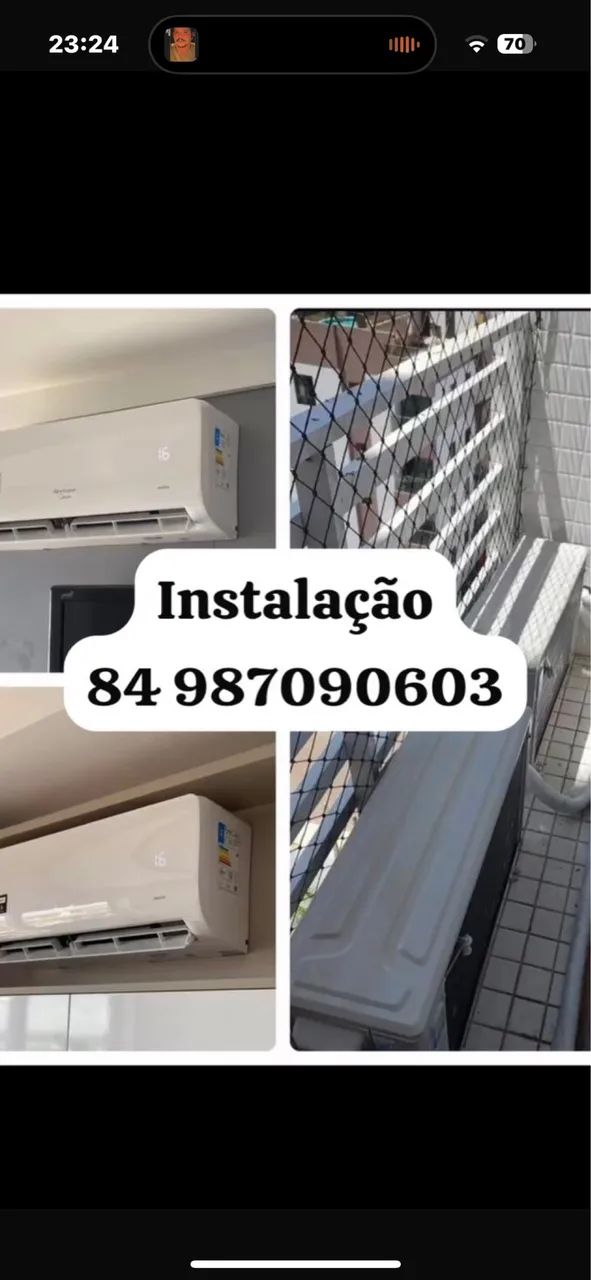 Instalação de ar condicionado 