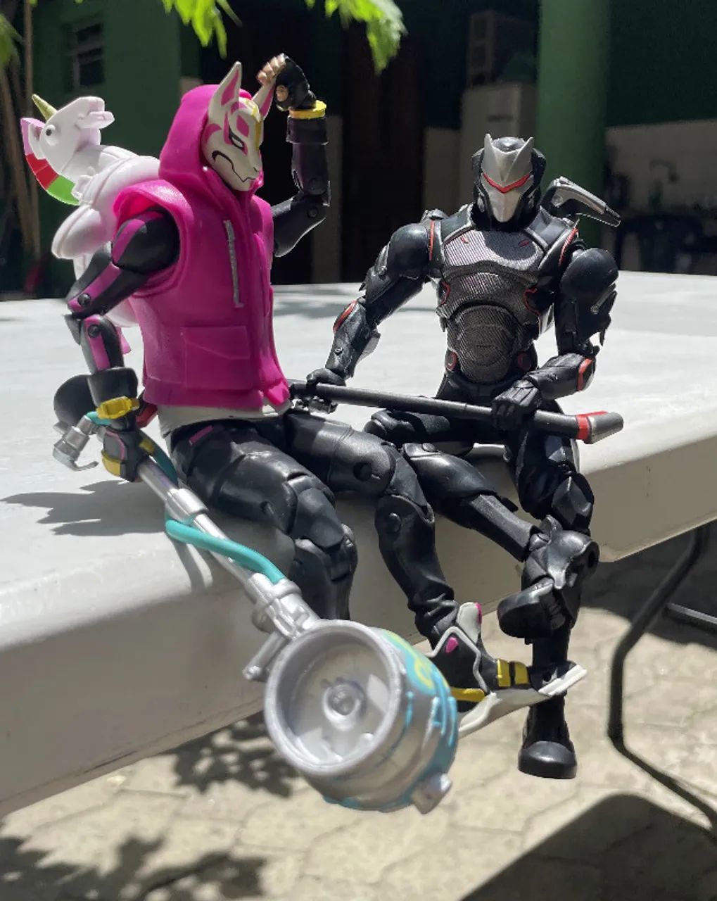 *ORIGINAIS* Combo Action-figures/bonecos Fortnite 18cm (Omega + Drift) - Foto 2