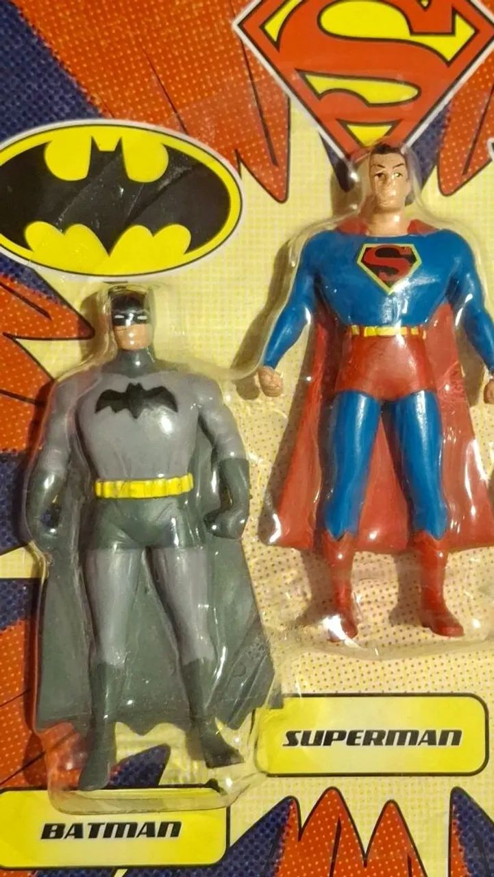  DC Comics Bendable Poseable 3-Pack da NJ Croce, - Foto 2