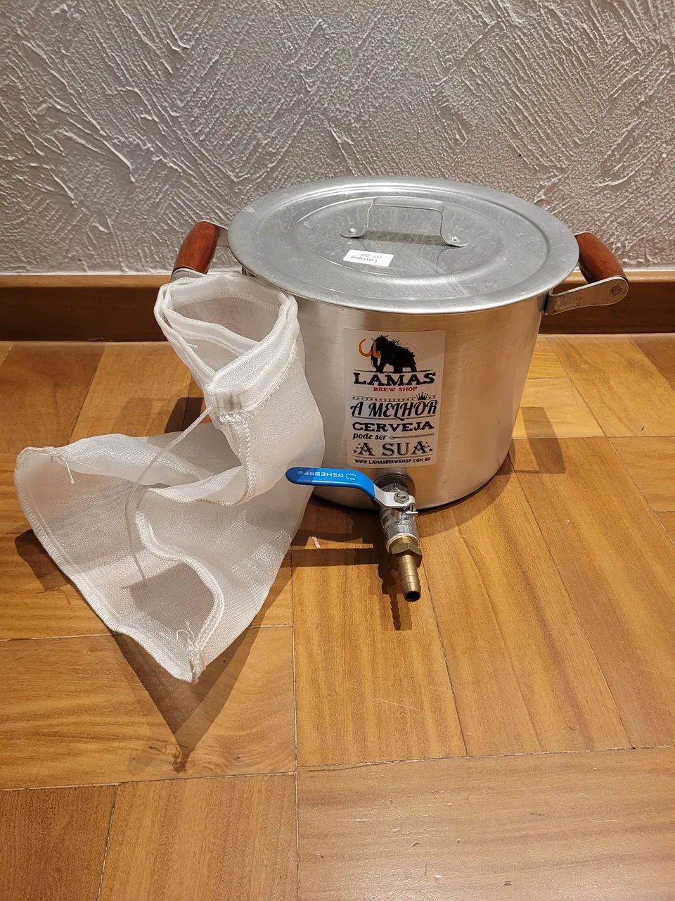 Panela Fabricação Cerveja - 8,7 litros (5L) + BIABL)