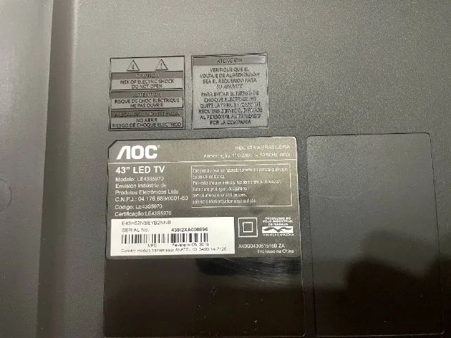TV AOC LED 43" (Modelo de 2018) - Foto 5