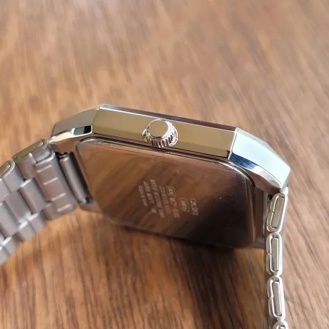 Relógio Casio MTP-B185D-7AVDF Prata Aço Quartz Data 50M Original - Foto 3