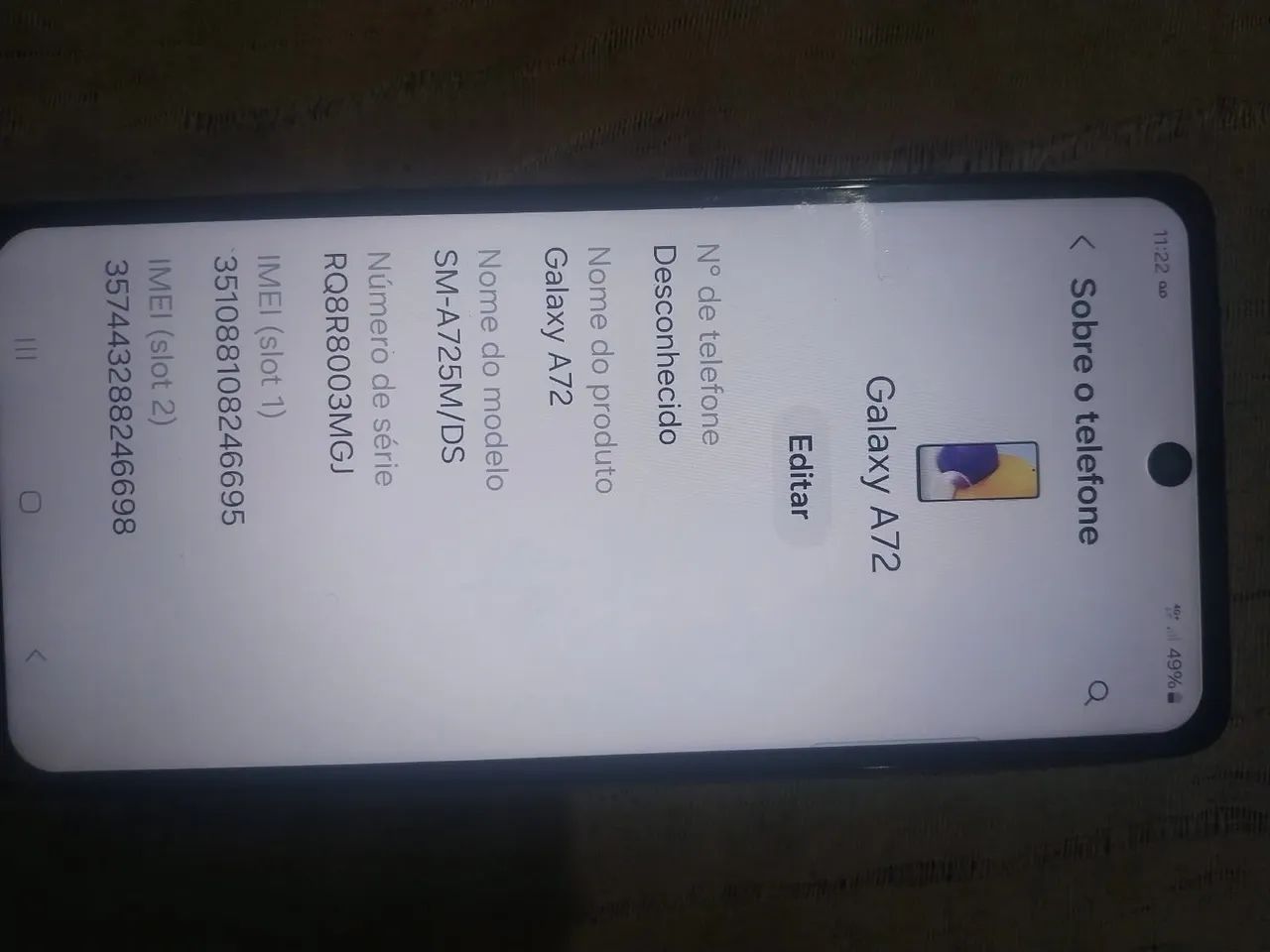 Vendo um A72  - Foto 5