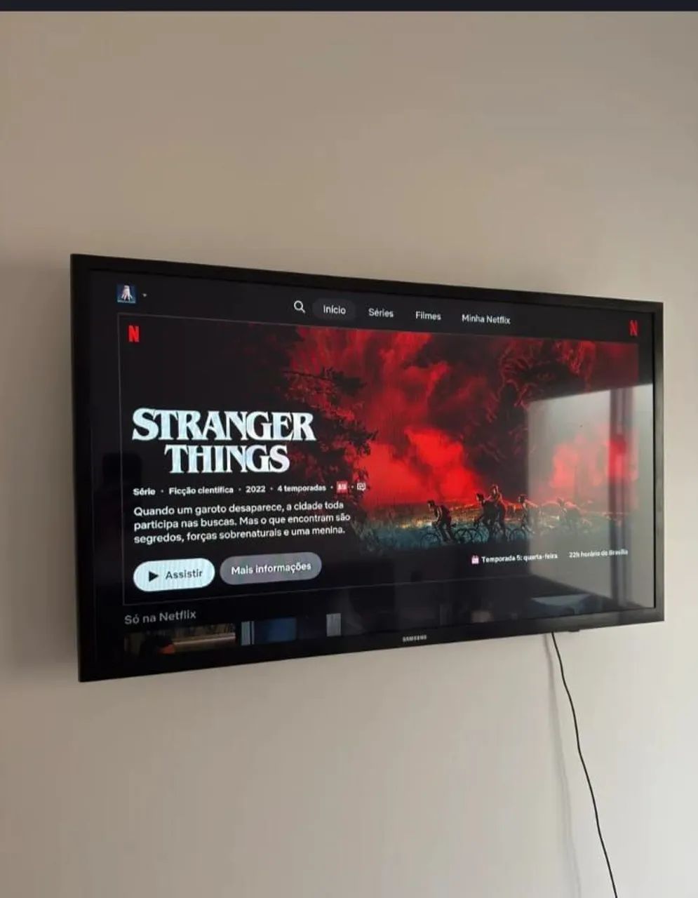 Smart tv 32 Full HD Modelo Novo aceito cartão faço entrega - Foto 4