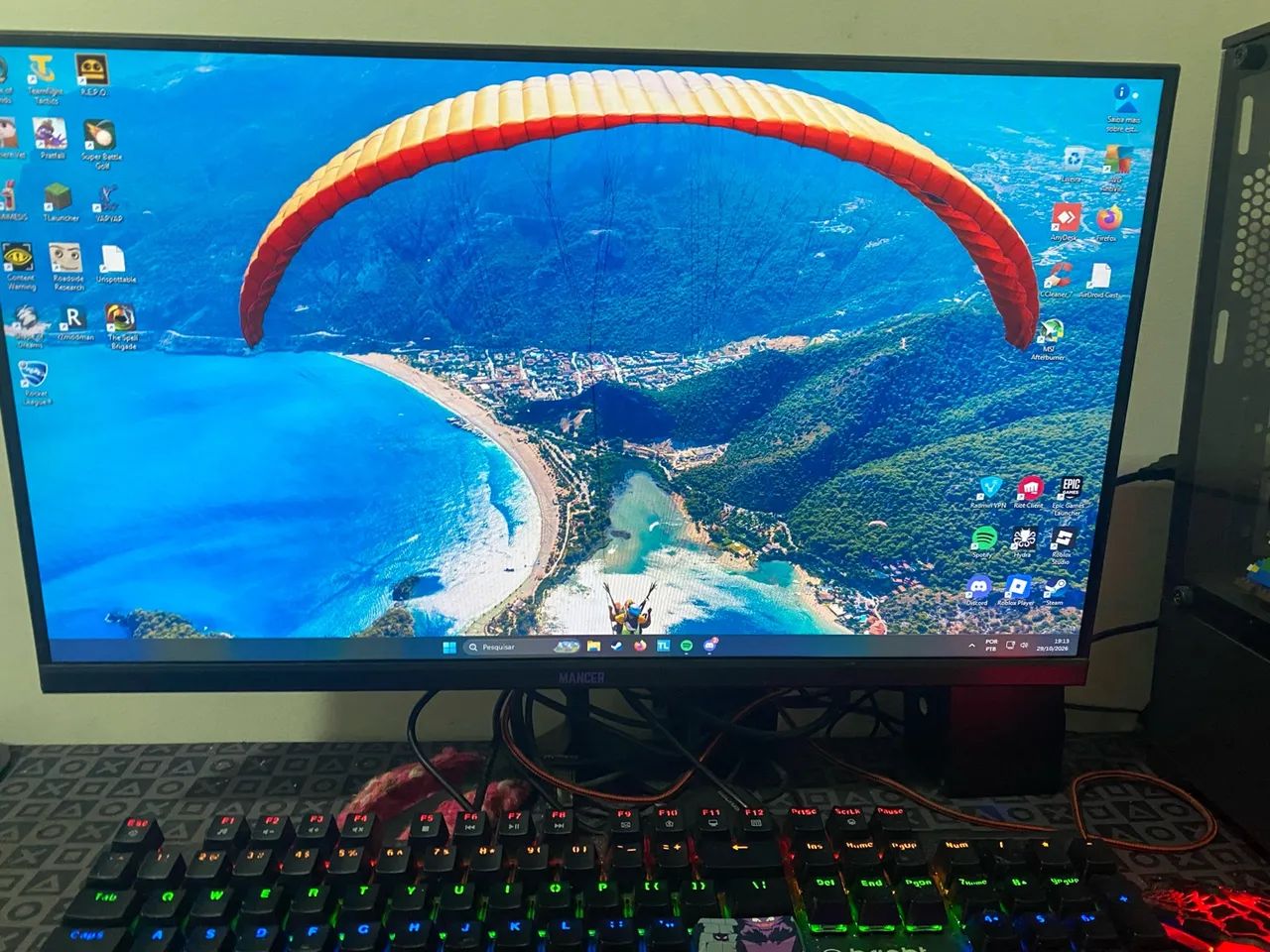 MONITOR GAMER MANCER