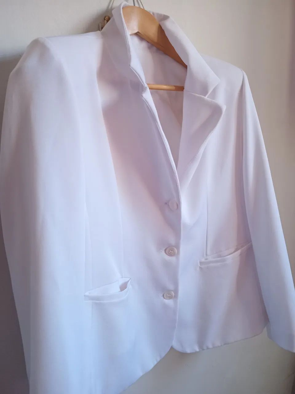 BLAZER BRANCO ,FORRADO. - Foto 2