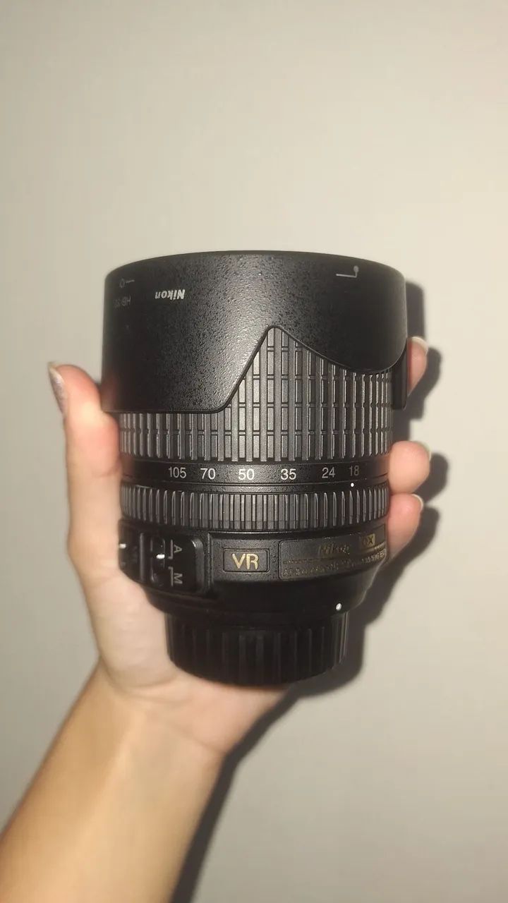 Lente nikon 18-105 mm