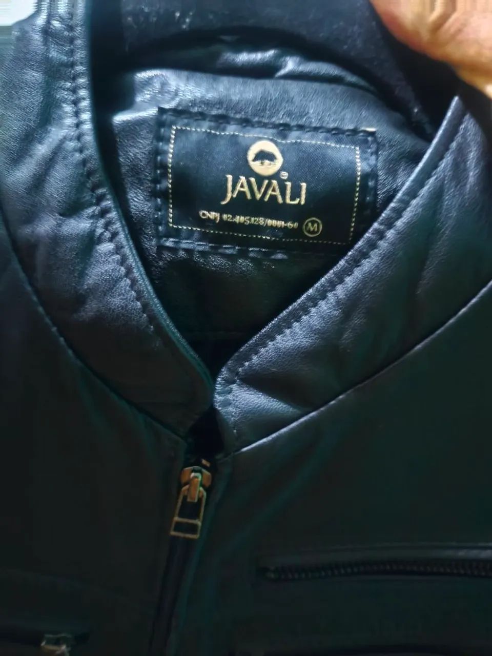 Jaqueta de couro