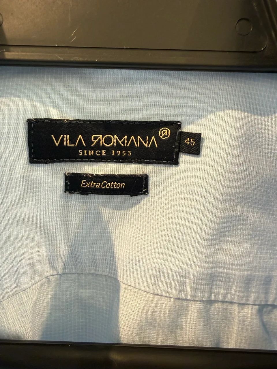 camisa social vila romana azul 45 - Foto 3