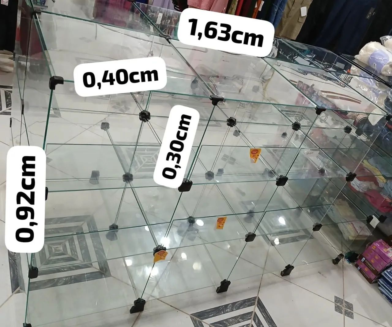 Vitrine Expositora de Vidro Modular - Foto 2