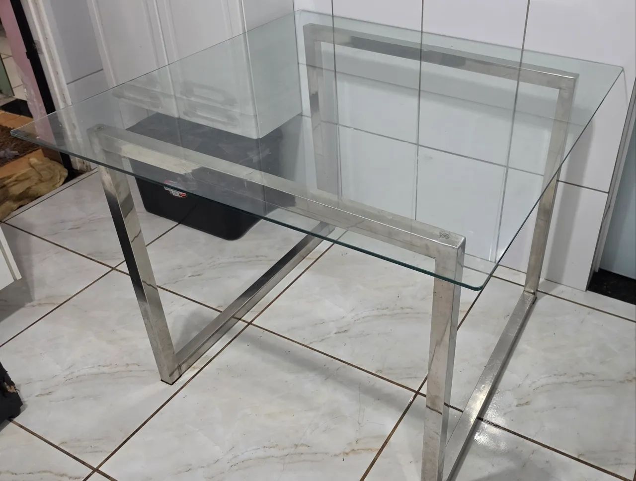 VENDO MESA DE VIDRO - Foto 2