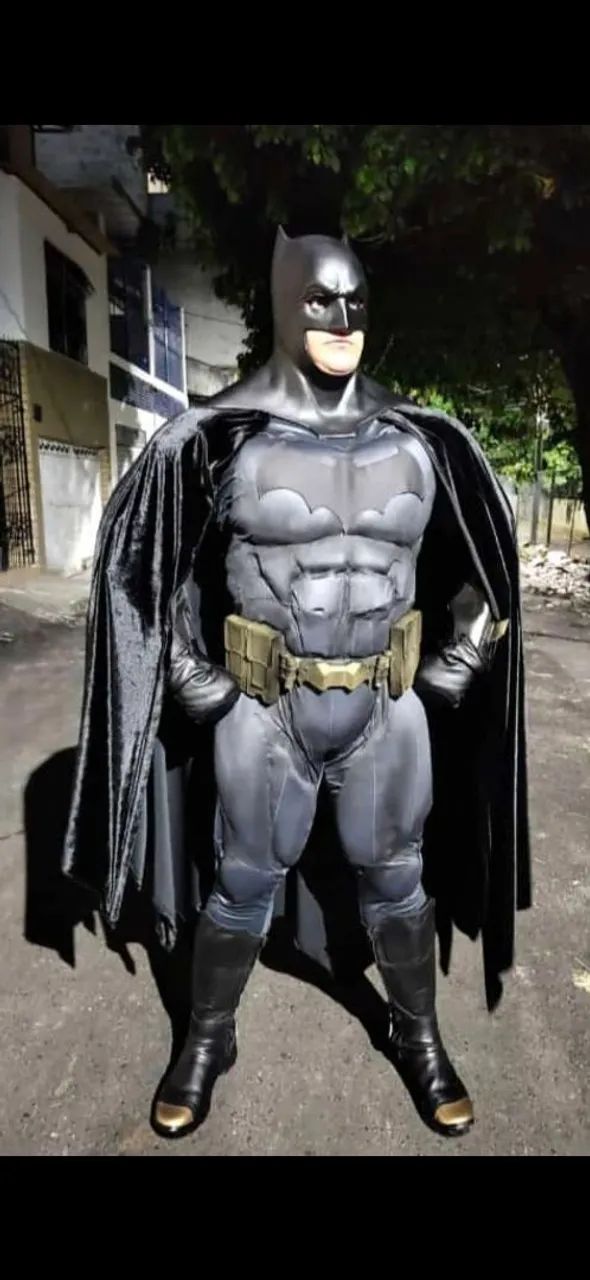 Traje cosplay  Batman luxo 