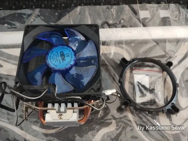 Air cooler Dexter gamer com led azul e suport intel/amd - Foto 2