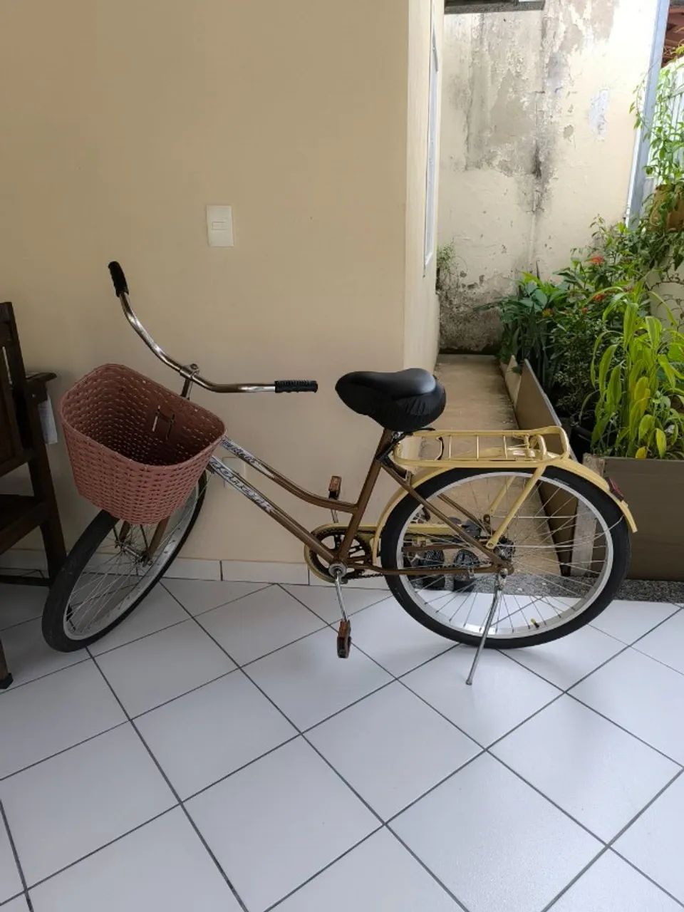 Bicicleta antiga retrô Monark aro 26 conservada