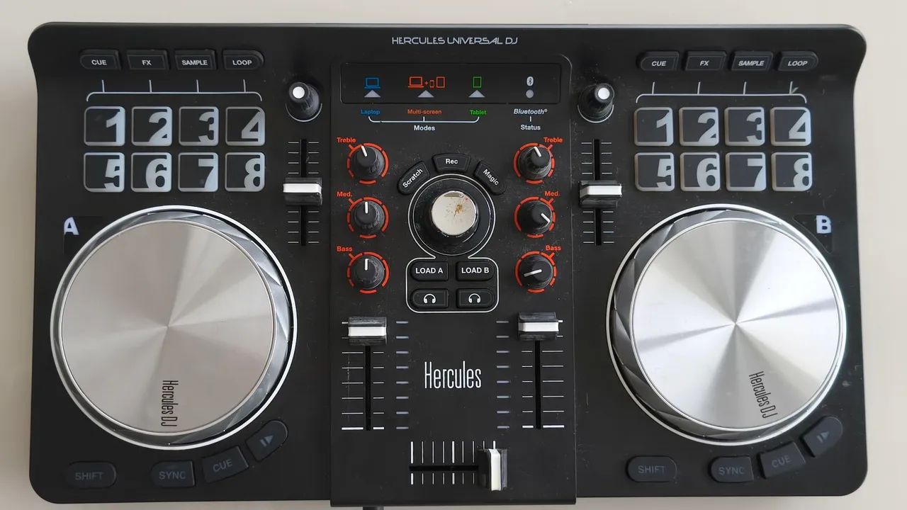 Controladora de DJ Profissional - Perfeita para Hobby ou DJ iniciante 