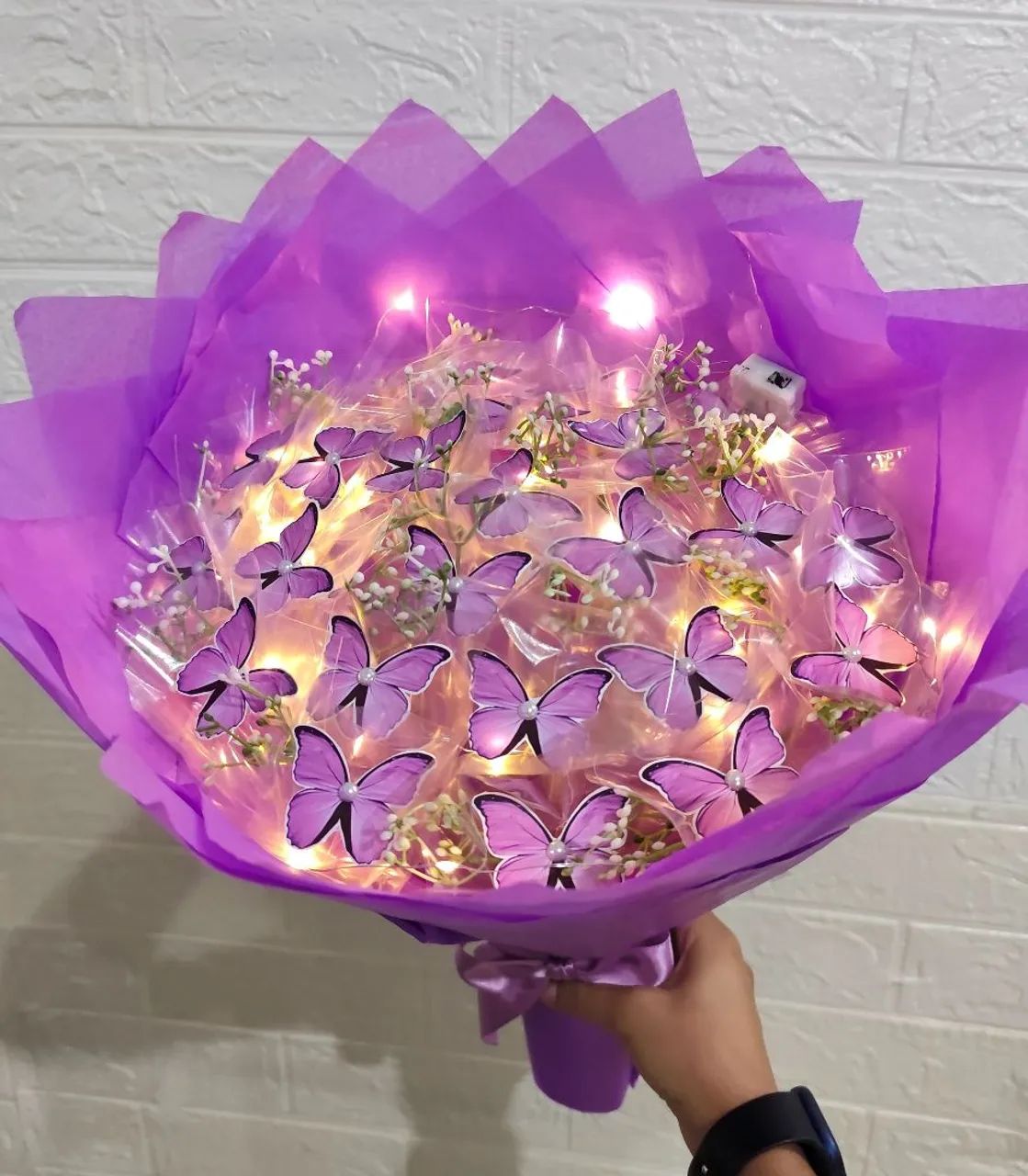 Buquê de Borboletas + Led