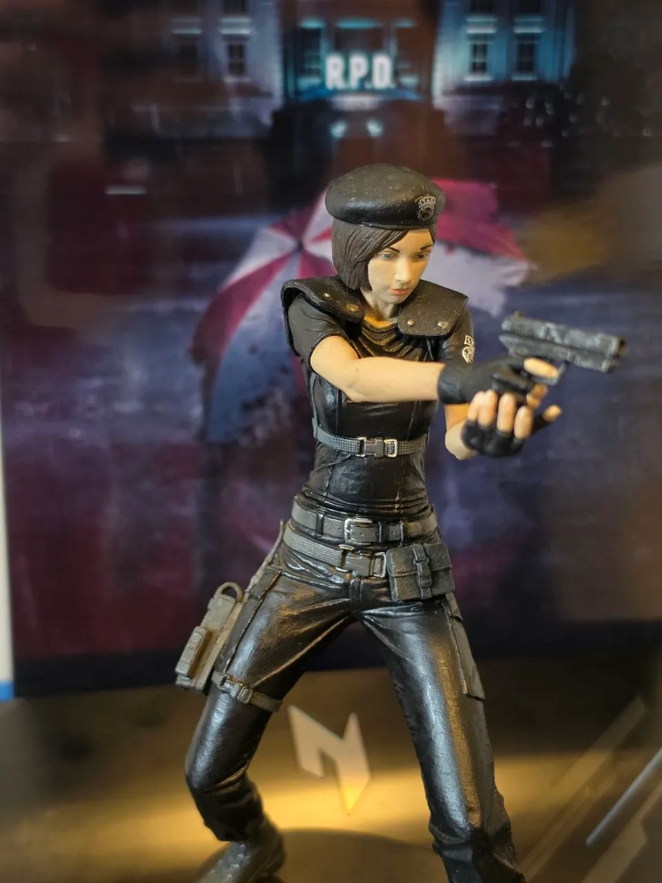 Jill valentine black neca resident evil action figures rara  - Foto 3
